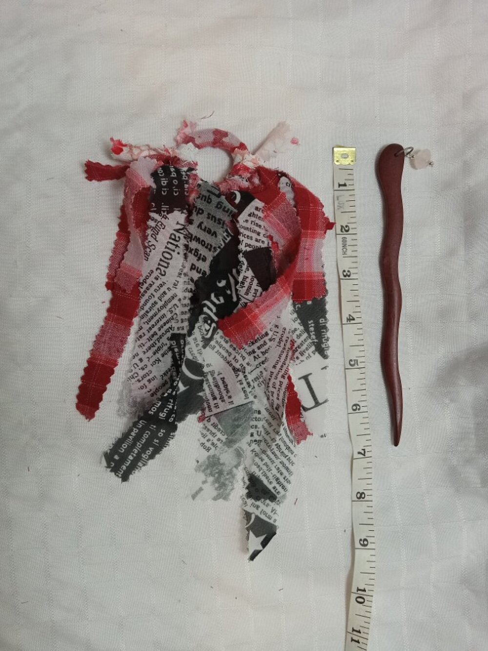 Round dreads or hair wrap/boho bun extension/Hair clip/Hair atebas & pic - Picture 3 of 6